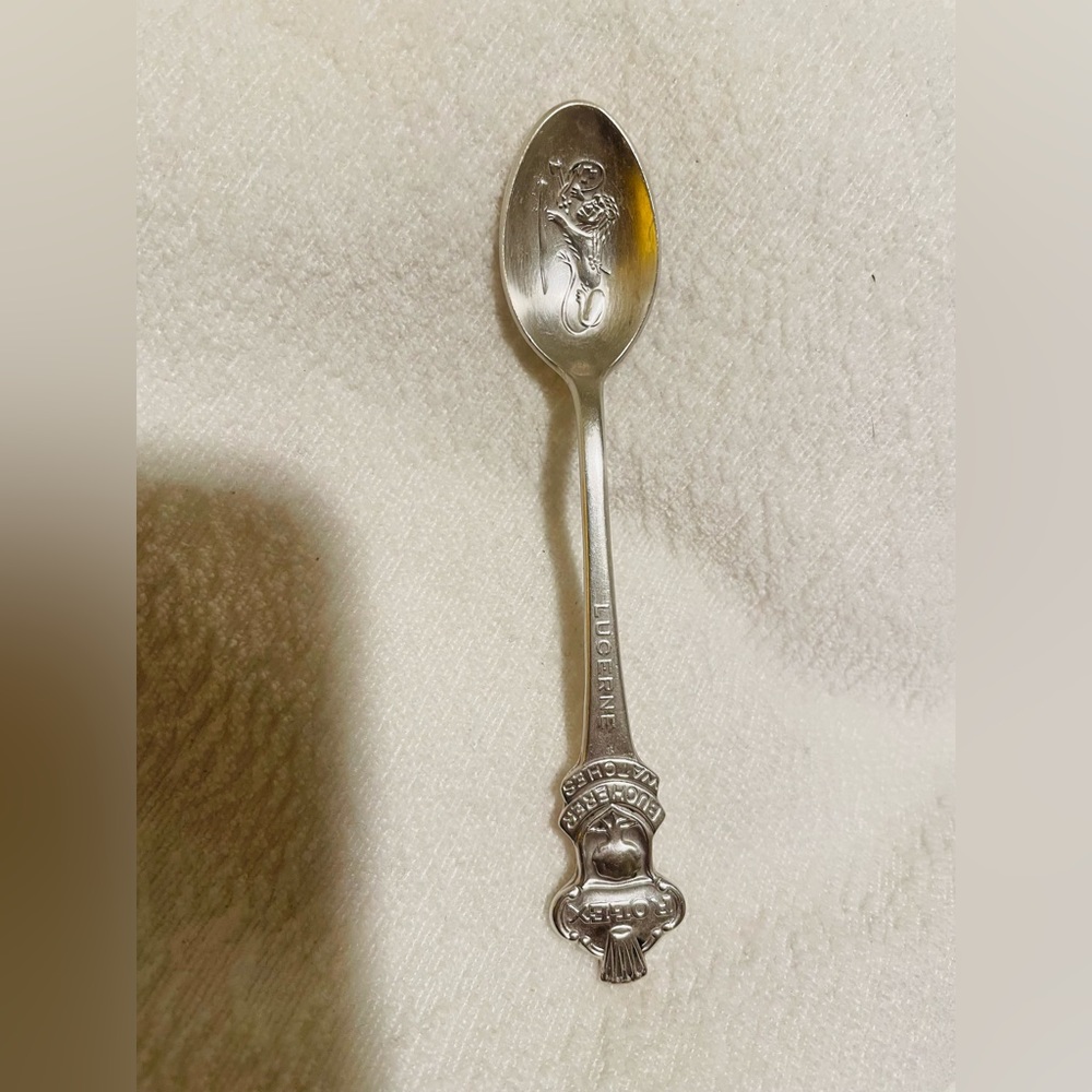 Rolex Lucerne collectible silver spoon